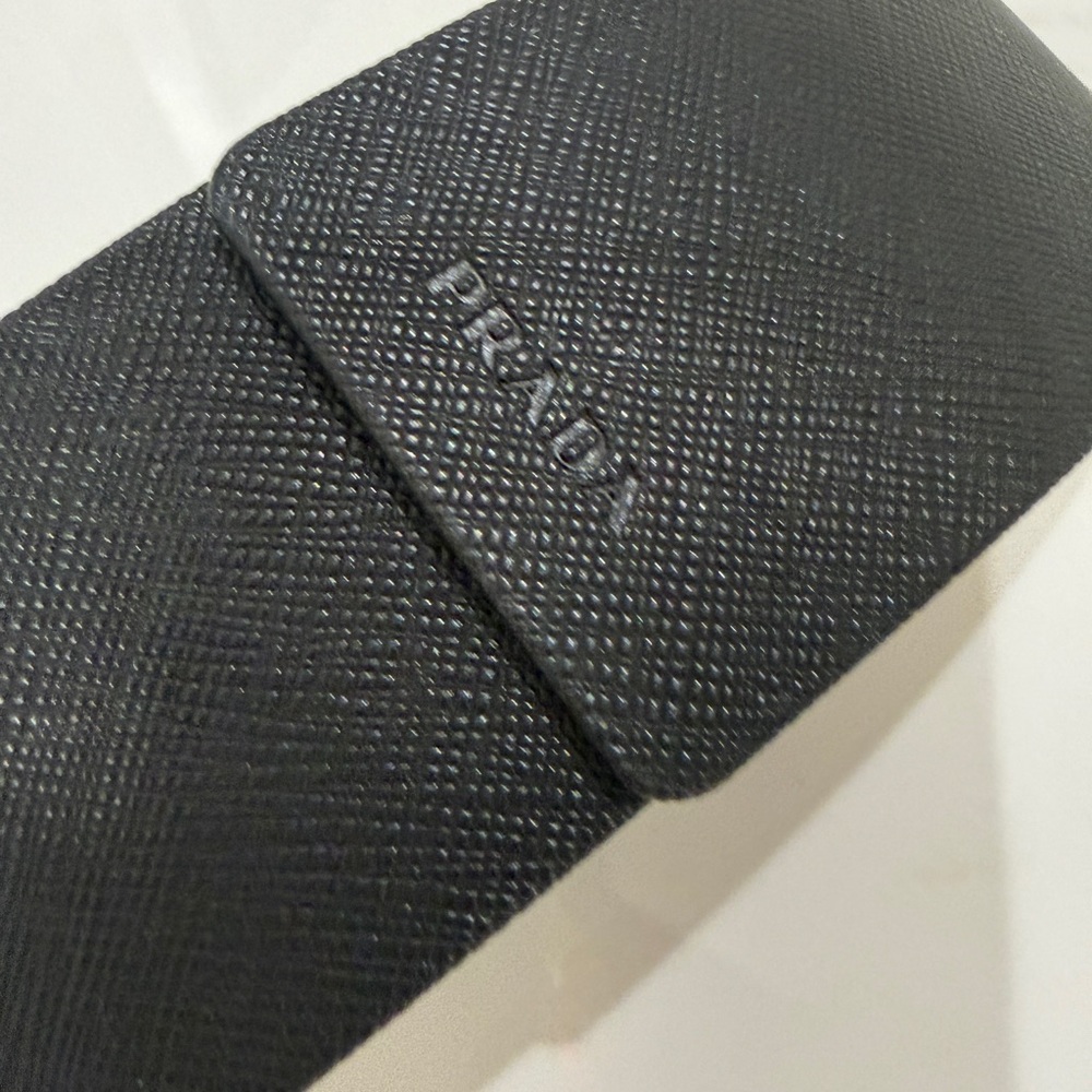 Prada Textured sunglass case